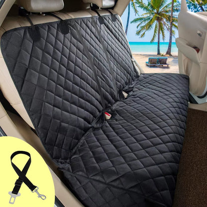 Waterproof Dog Car Seat Cover and Travel Carrier with Armrest for Enhanced Pet Safety